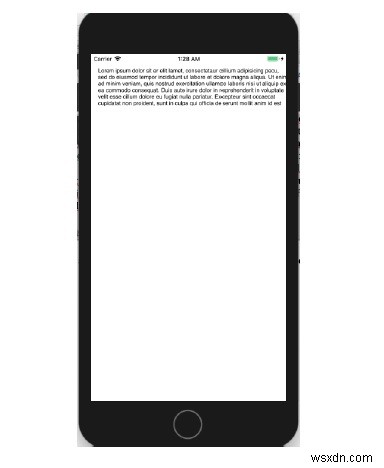Làm cách nào để tạo TextView có thể cuộn trên Ứng dụng iOS? 