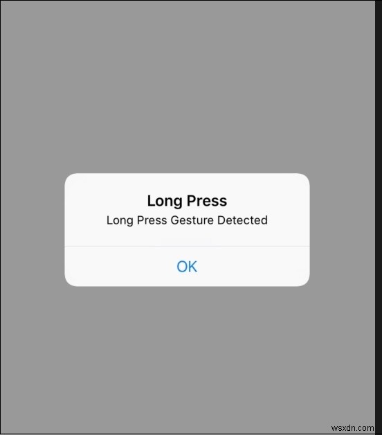 Làm thế nào để phát hiện một báo chí dài trong iOS? 