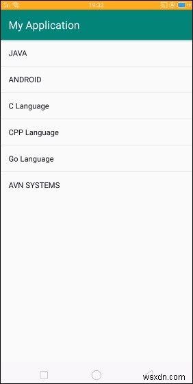 Làm thế nào để tạo một ListView trong Android? 
