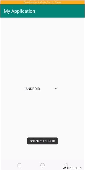 Làm cách nào để thêm các mục vào một con quay trong Android? 