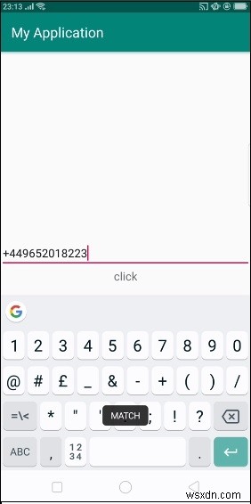 Làm thế nào để xác minh nhập số là số điện thoại hay không bằng cách sử dụng regex trong Android? 
