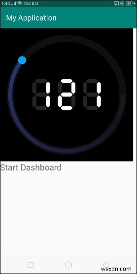 Làm thế nào để tạo DigitalSpeedDashboard trong Android? 