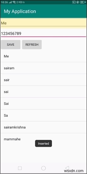 Làm thế nào để sử dụng lệnh thay thế trong sqlite Android? 