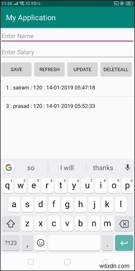 Làm cách nào để lấy các bản ghi id cụ thể bằng cách sử dụng regexp trong sqlite Android? 