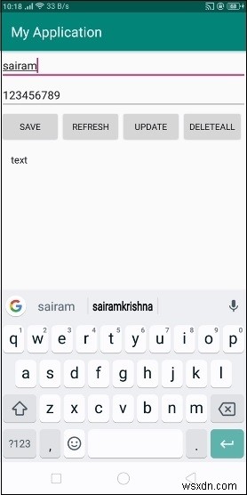 Làm thế nào để sử dụng typeof () trong sqlite Android? 