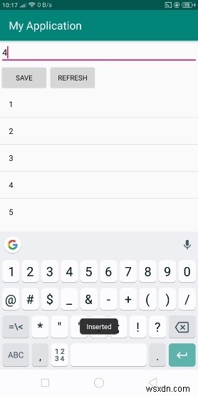 Làm cách nào để lưu trữ các phần tử theo thứ tự số cho Listview trong Android? 
