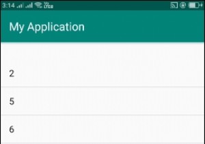 Làm thế nào để chèn mảng số nguyên trong listview android? 