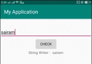 Làm thế nào để sử dụng trình viết chuỗi append trong Android? 