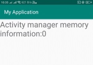 Làm thế nào để có được bộ nhớ có sẵn hoạt động hiện tại trong Android? 