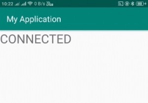 Làm thế nào để có được trạng thái kết nối Wi-Fi trong Android? 