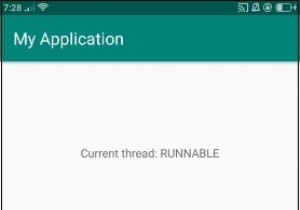 Làm thế nào để có được trạng thái luồng hiện tại trong Android? 