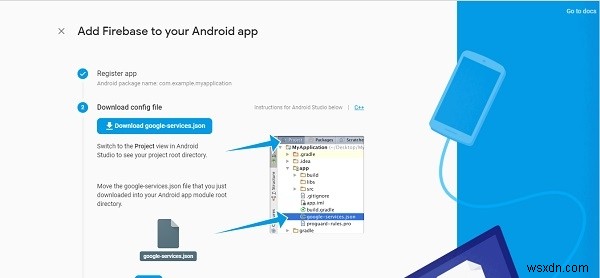 Làm thế nào để tạo tài khoản firebase cho ứng dụng Android? 