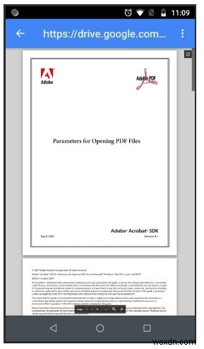 Làm cách nào để hiển thị tài liệu pdf vào Android Webview? 