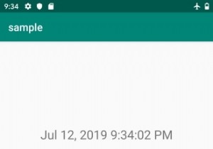 Làm cách nào để hiển thị ngày và giờ hiện tại trong ứng dụng Android? 