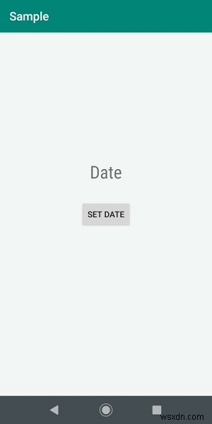 Làm thế nào để đặt ngày trong hộp thoại datepicker trong Android? 