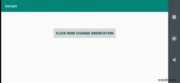 Làm cách nào để thay đổi Hướng màn hình theo cách lập trình bằng một Nút trong Android? 