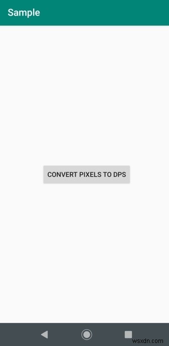 Làm cách nào để chuyển đổi pixel thành DP trong ứng dụng Android? 