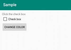 Làm cách nào để thay đổi màu của Hộp kiểm trong Android? 