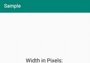 Làm cách nào để nhận kích thước màn hình theo pixel trong ứng dụng Android? 