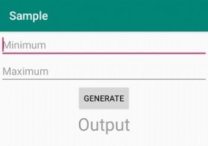 Làm cách nào để tạo số ngẫu nhiên trong một phạm vi nhất định trong Android? 