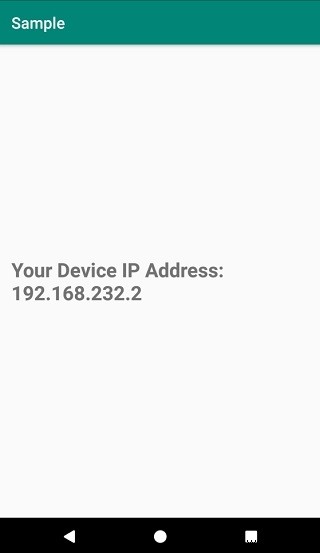 Làm thế nào để lấy địa chỉ IP của thiết bị Android theo lập trình? 