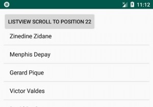 Làm cách nào để cuộn theo chương trình đến một vị trí cụ thể trong listView trong Android? 