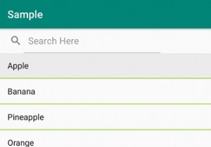 Cách sử dụng SearchView trong Android