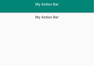 Cách căn giữa tiêu đề Action Bar trong Android