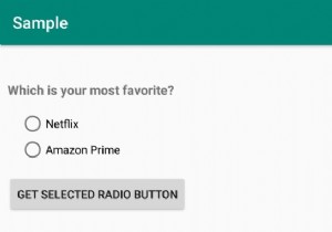 Cách lấy chỉ số RadioButton được chọn trong RadioGroup Android