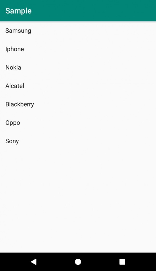 Làm cách nào để xóa các dòng giữa các lần xem danh sách trên Android? 