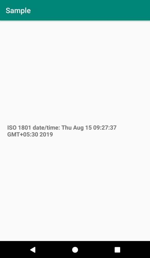 Làm thế nào để chuyển đổi chuỗi ISO 8601 thành đối tượng Ngày / giờ trong Android? 