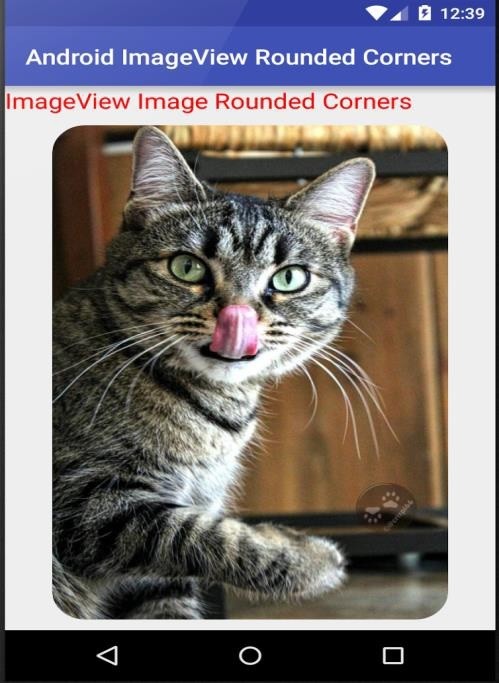 Làm cách nào để tạo ImageView với các góc tròn trên Ứng dụng Android? 
