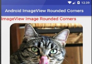 Làm cách nào để tạo ImageView với các góc tròn trên Ứng dụng Android? 