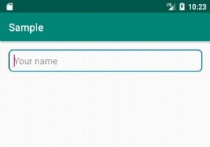 Làm thế nào để tạo EditText với các góc tròn trong Android? 