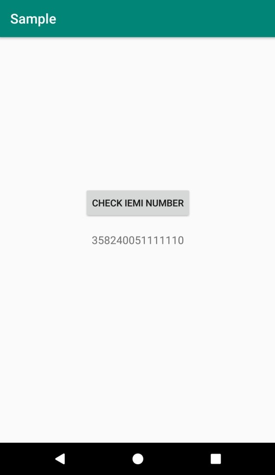 Làm cách nào để lấy số IMEI / ESN của thiết bị theo cách lập trình trong Android? 