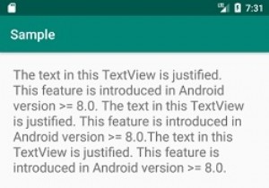 Làm cách nào để căn đều văn bản trong TextView trên Android? 
