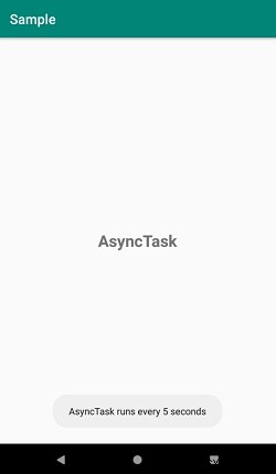 Làm cách nào để thực thi tác vụ Async lặp đi lặp lại sau những khoảng thời gian cố định trong Android? 