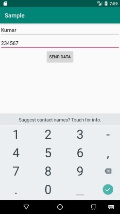 Gói Android để chuyển dữ liệu giữa các hoạt động? 