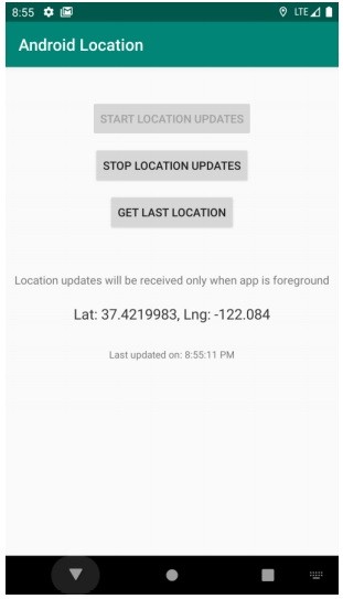 Hướng dẫn về GPS cho Android, Trình quản lý vị trí 