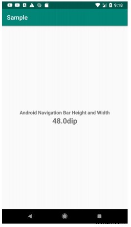Làm cách nào để lấy chiều cao và chiều rộng của Thanh điều hướng Android theo lập trình? 
