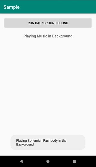 Làm thế nào để phát nhạc nền trong ứng dụng Android? 
