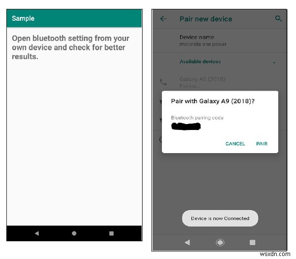 Làm thế nào để kiểm tra xem một thiết bị bluetooth được kết nối với thiết bị Android? 