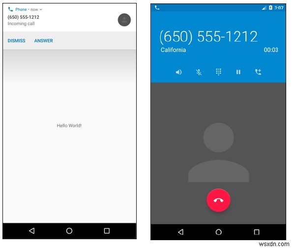 Làm thế nào để trả lời cuộc gọi đến theo chương trình trong Android? 