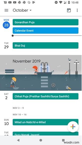Làm cách nào để thêm sự kiện lịch trong Ứng dụng Android? 