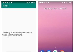 Làm thế nào để kiểm tra xem một ứng dụng Android có đang chạy trong nền hay không? 