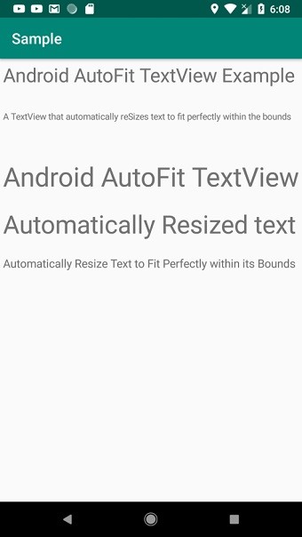 Cách tốt nhất để tự động điều chỉnh TextView Text to Fit trong Bounds trên Android là gì? 