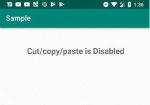 Làm cách nào để tắt tính năng sao chép / dán từ / sang EditText trong Ứng dụng Android? 