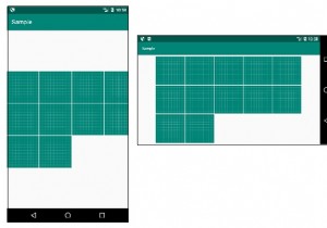 Làm cách nào để GridLayout vừa với kích thước màn hình trong Android? 