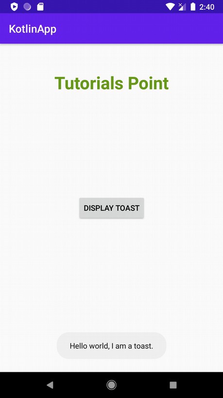 Làm cách nào để đặt thời lượng Android Toast lâu hơn Toast.LENGTH_LONG bằng Kotlin? 