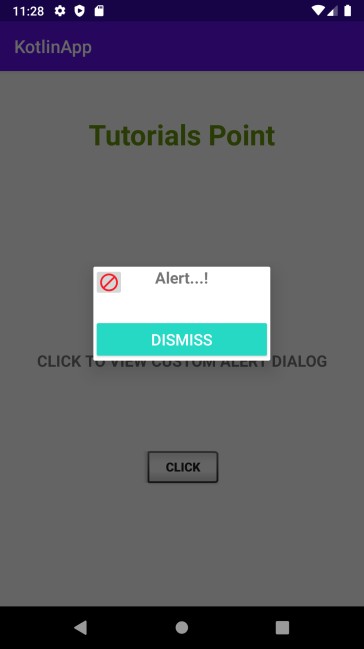 Làm cách nào để tạo Hộp thoại cảnh báo tùy chỉnh trong Ứng dụng Android bằng Kotlin? 
